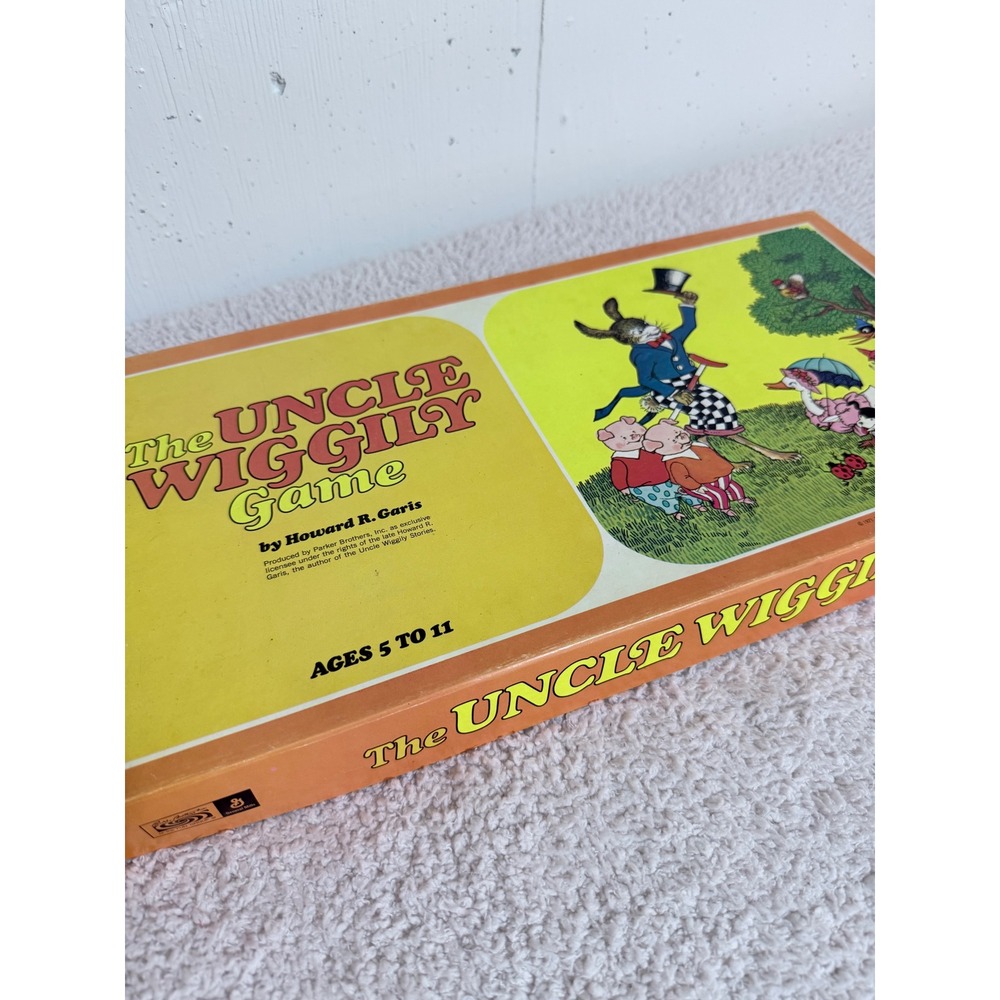 Vintage 1967 Uncle Wiggily Game Parker Brothers Howard R Garis Board Game No 160